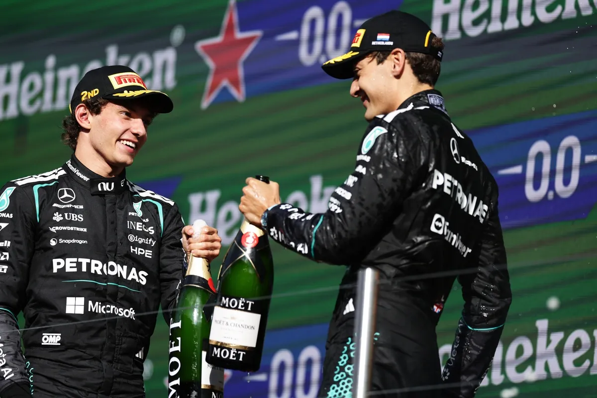 Andrea Kimi Antonelli, Mercedes, George Russell, Mercedes
