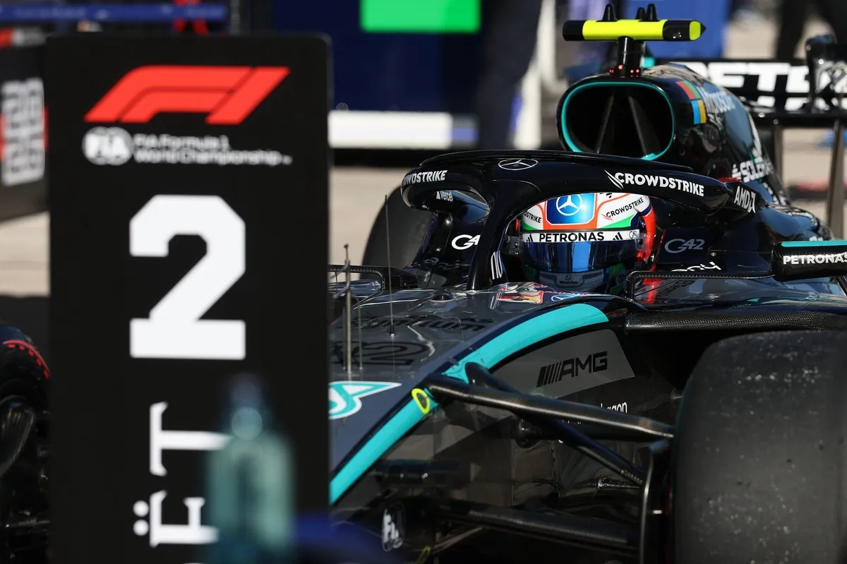 Mercedes thought it had pole position until Lando Norris came along