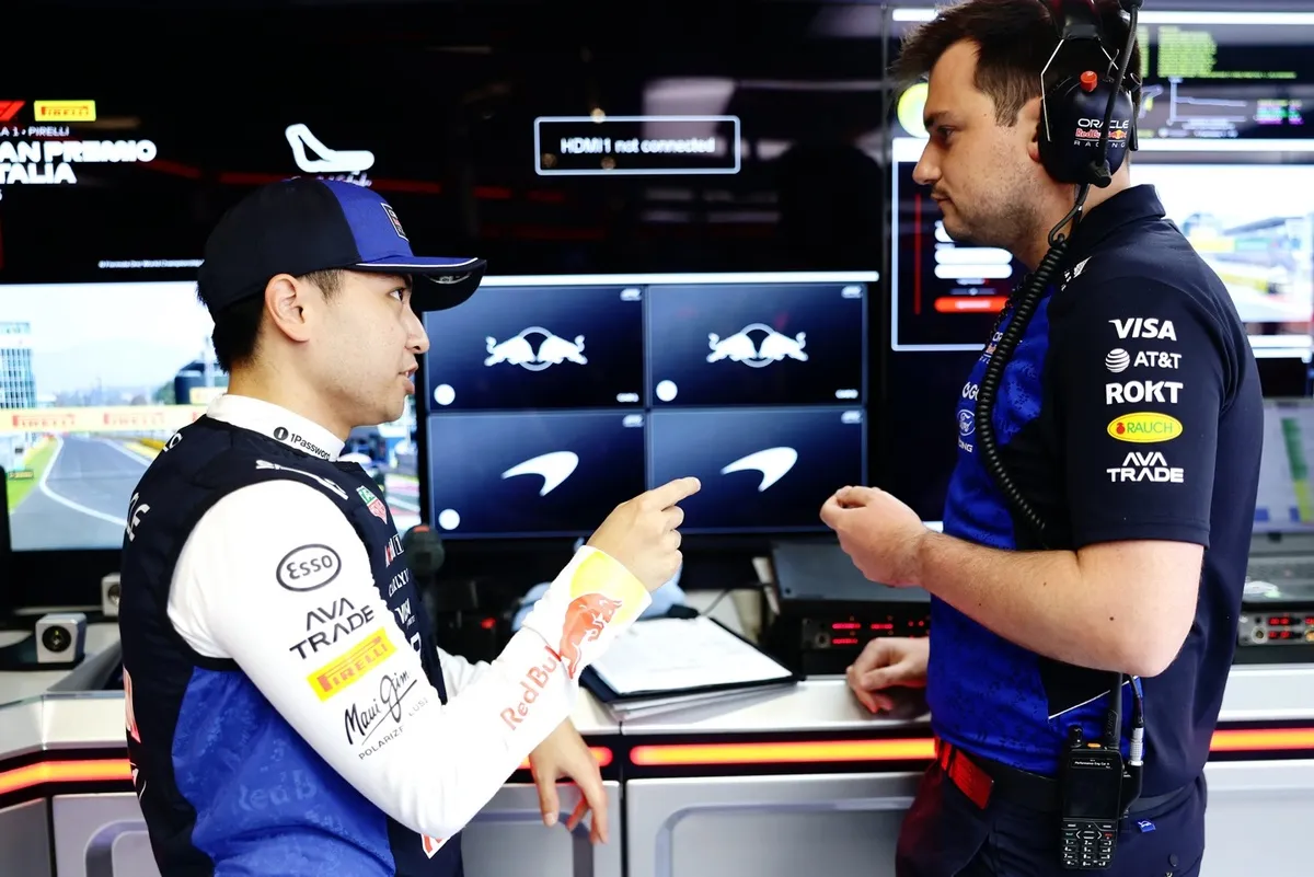 Iwasa was allowed to replace Verstappen during the first practice session and reported the same problems Iwasa was allowed to replace Verstappen during the first practice session and reported the same problems