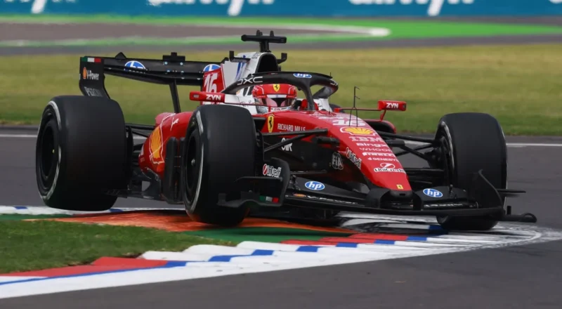 F1 Mexico GP: Charles Leclerc pips McLaren and Mercedes to top FP2
