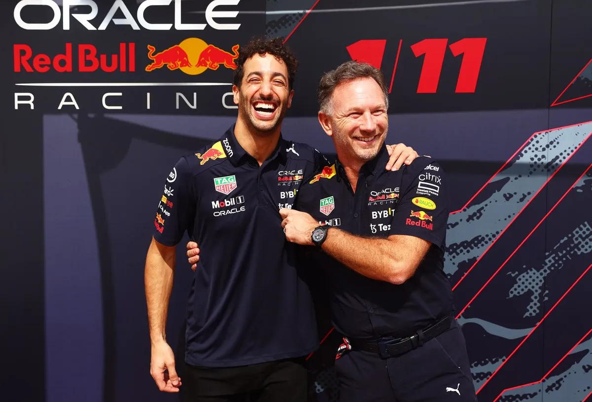 Daniel Ricciardo, Red Bull Racing, Christian Horner, Team Principal, Red Bull Racing