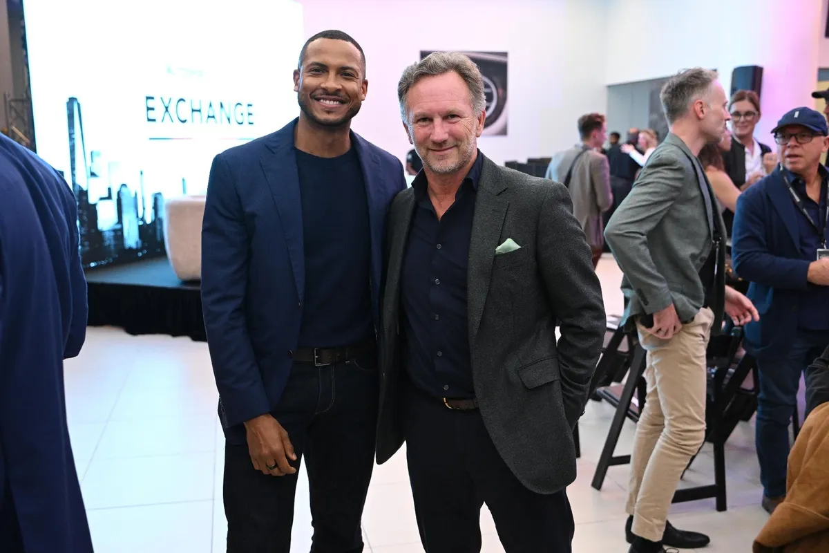 Errol Barnett and Christian Horner Errol Barnett and Christian Horner
