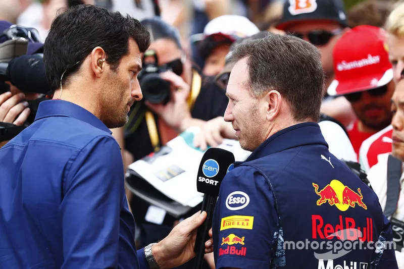 Mark Webber, Christian Horner, Red Bull team principal