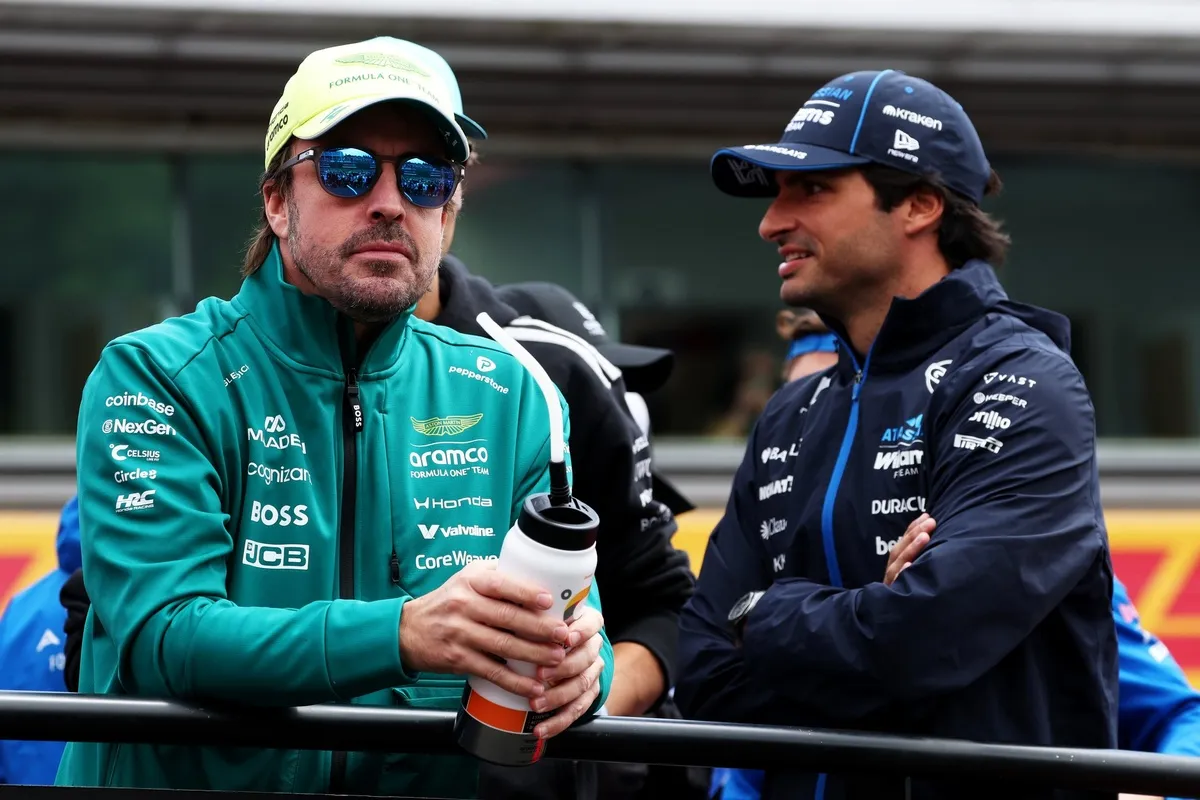 Fernando Alonso, Aston Martin Racing, Carlos Sainz, Williams