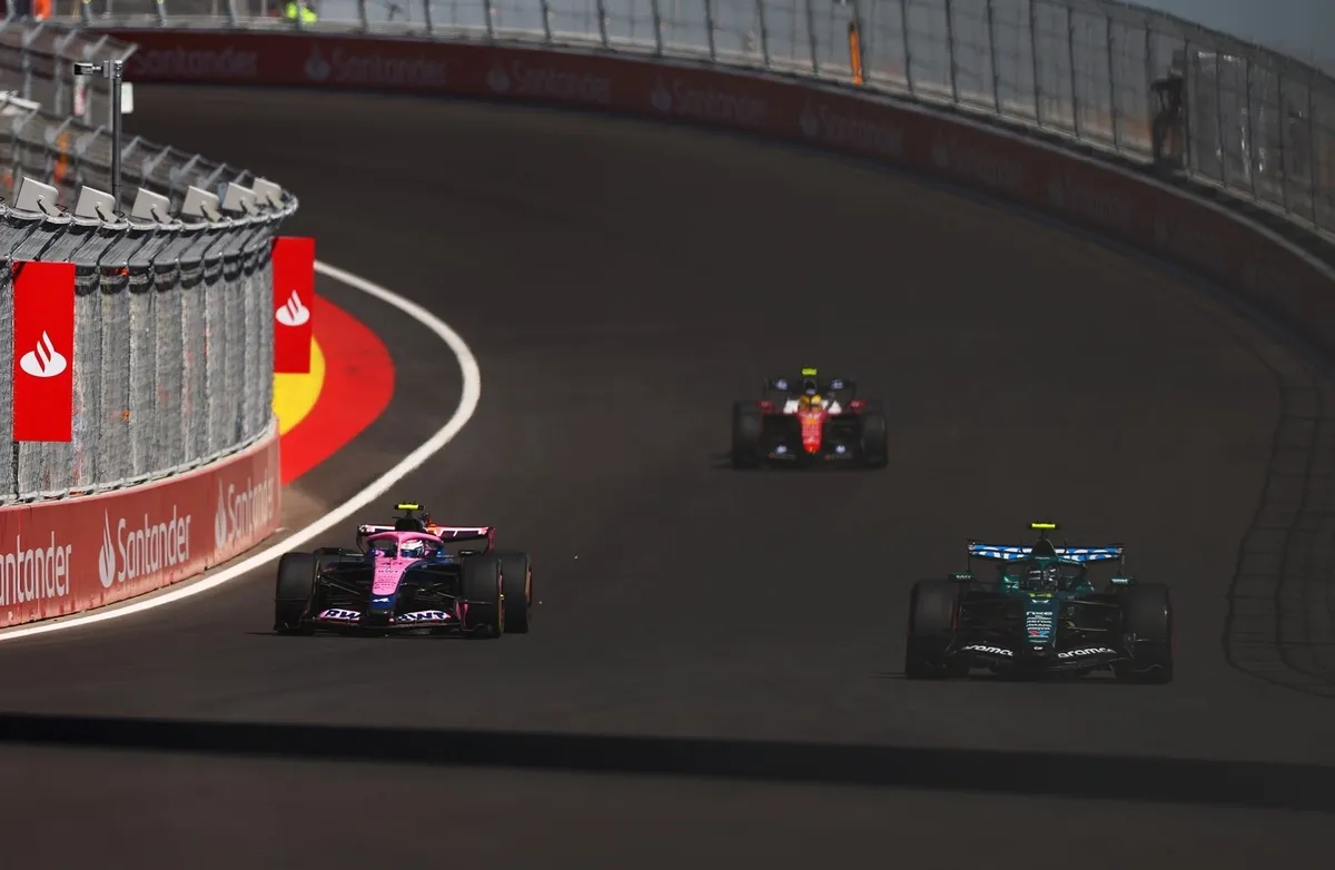 The length of the banked corner means that the overall load on the tyres is greater than at Zandvoort The length of the banked corner means that the overall load on the tyres is greater than at Zandvoort