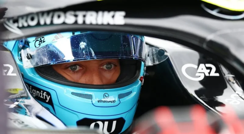 George Russell outlines "tough" battle to keep Lewis Hamilton off the Dutch GP podium