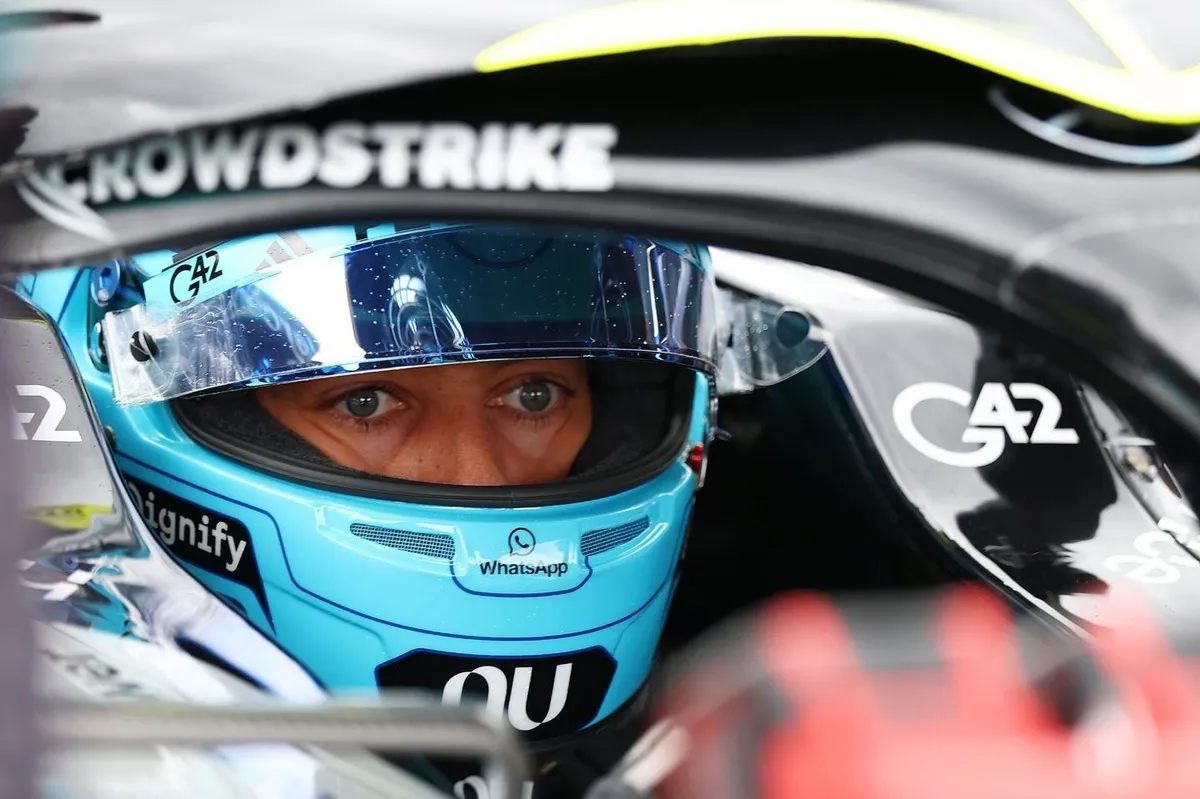George Russell outlines "tough" battle to keep Lewis Hamilton off the Dutch GP podium