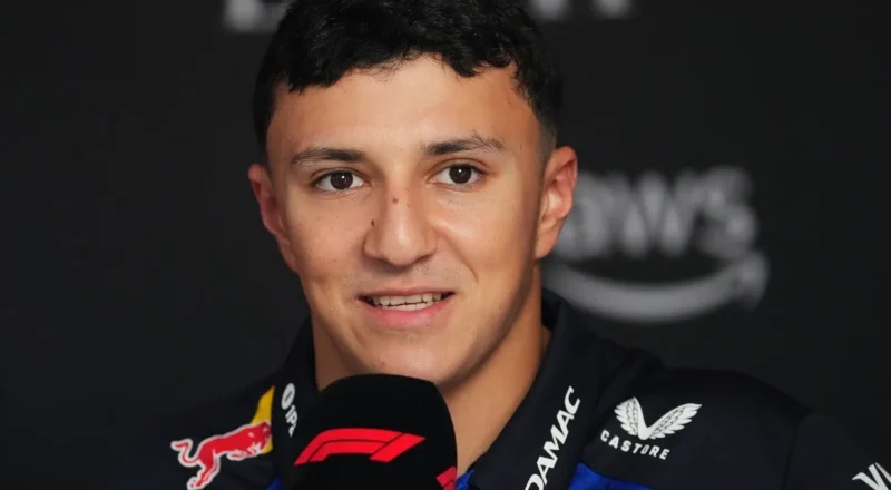 Isack Hadjar turns viral Dutch GP trophy moment into special Red Bull helmet design