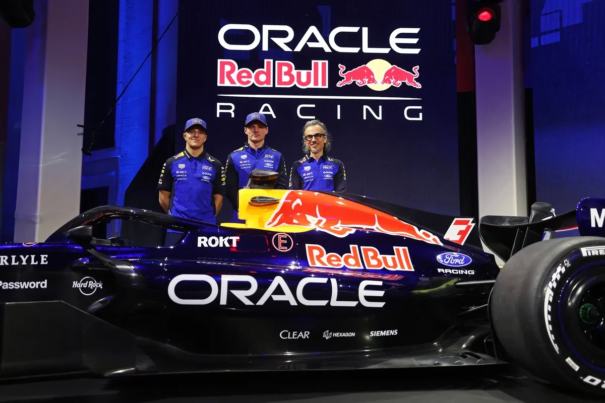 Isack Hadjar, Red Bull Racing, Max Verstappen, Red Bull Racing, Laurent Mekies, Red Bull Racing Team Principal
