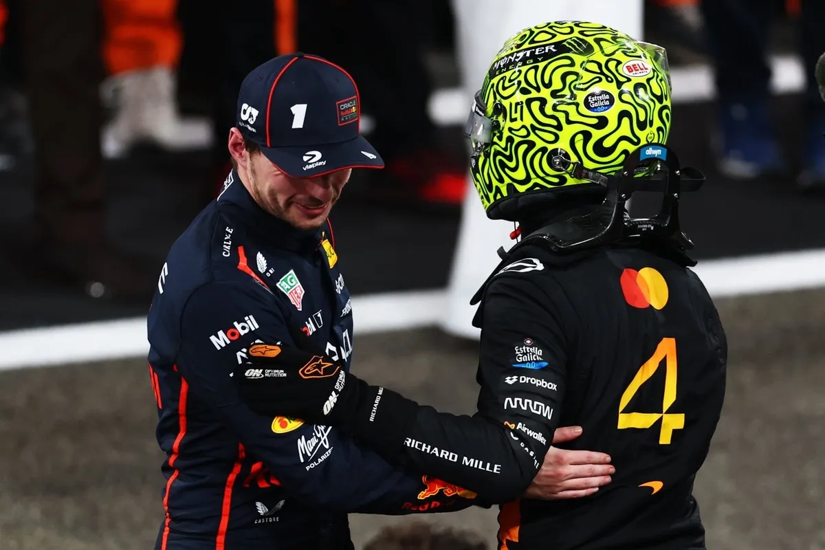 Lando Norris, McLaren, Max Verstappen, Red Bull Racing