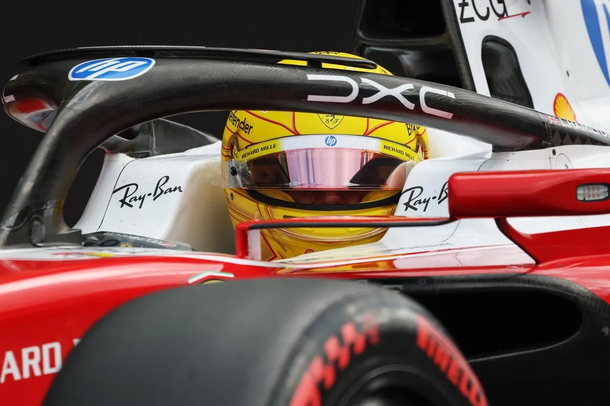 “It’s just nuts” – Lewis Hamilton baffled by Ferrari’s tyre-warming struggle