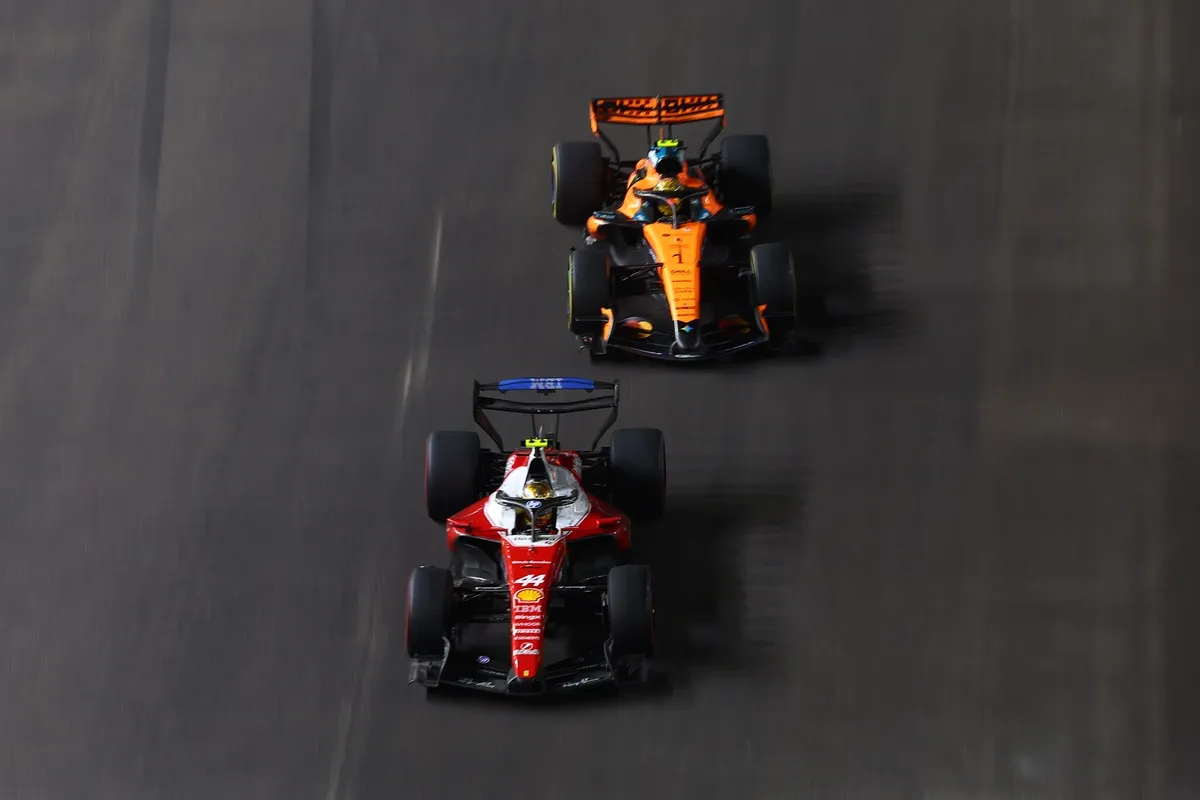 Lewis Hamilton, Ferrari, Lando Norris, McLaren