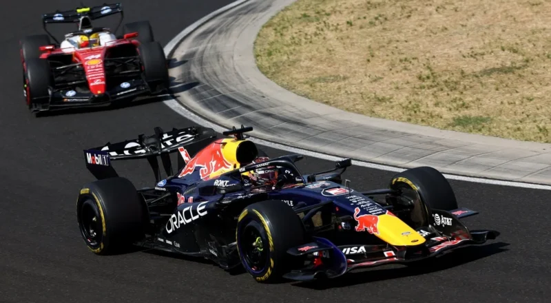 Ferrari surprised by "spicy" Red Bull strategy that yielded Max Verstappen second in Hungary