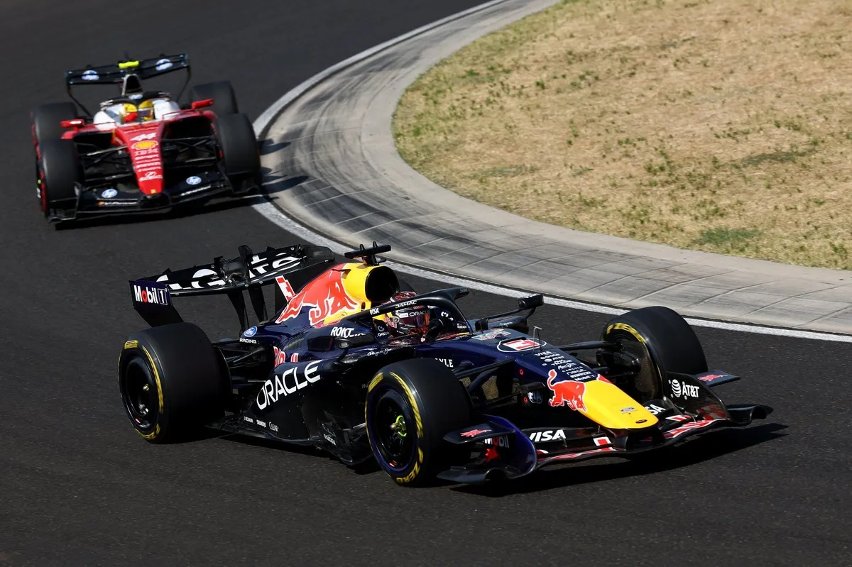 Ferrari surprised by "spicy" Red Bull strategy that yielded Max Verstappen second in Hungary