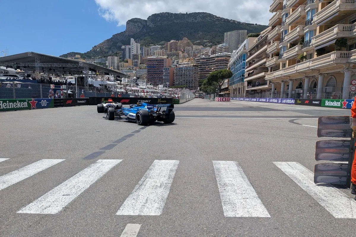 Monaco track detail Monaco track detail