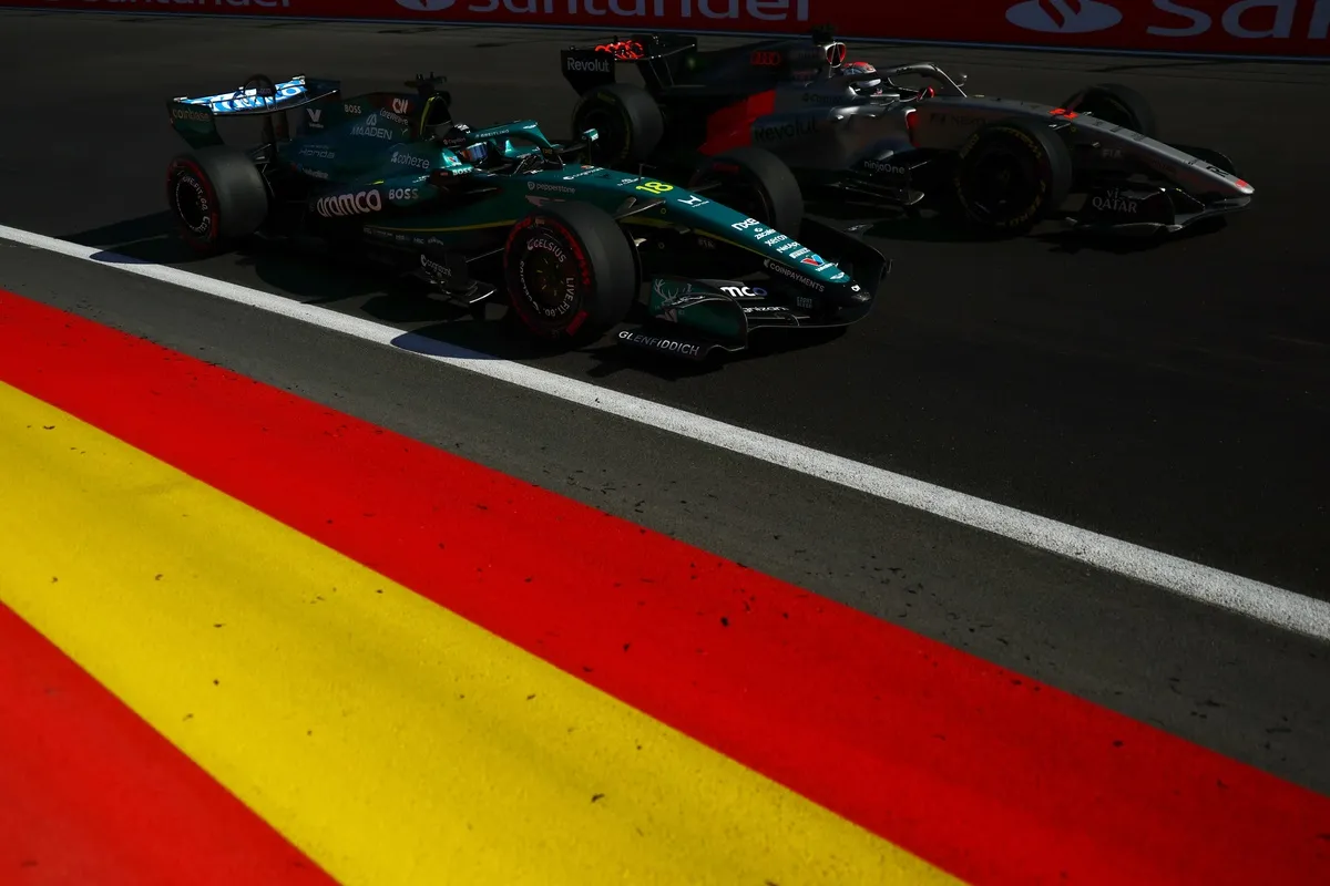 Nico Hulkenberg, Audi F1 Team, Lance Stroll, Aston Martin Nico Hulkenberg, Audi F1 Team, Lance Stroll, Aston Martin