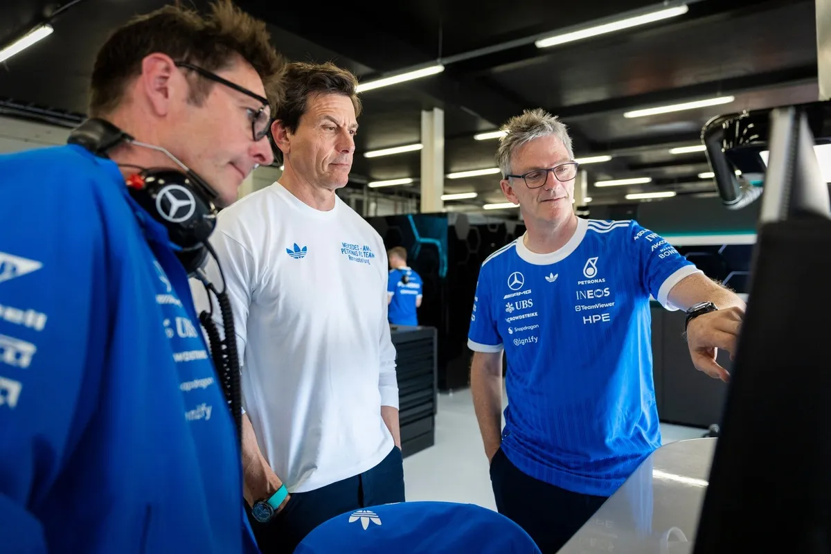 Toto Wolff, Mercedes, James Allison, Mercedes, Andrew Shovlin, Mercedes Toto Wolff, Mercedes, James Allison, Mercedes, Andrew Shovlin, Mercedes