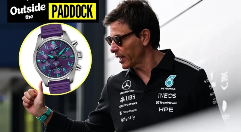 Why Toto Wolff wore two watches at the Singapore Grand Prix